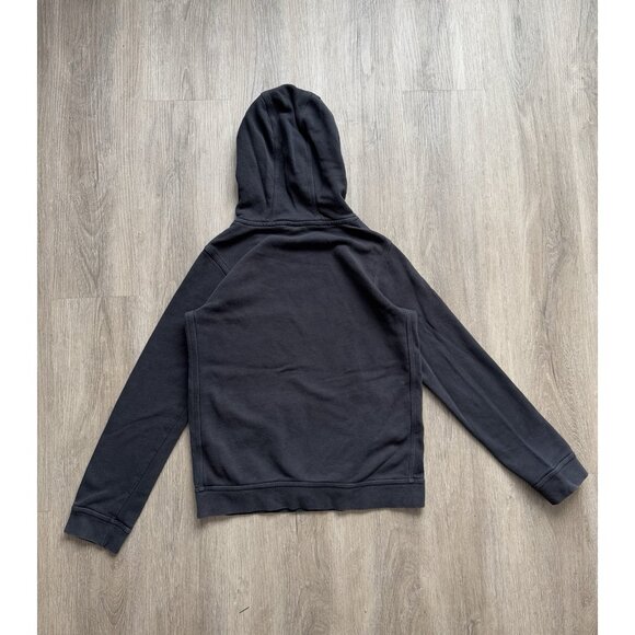 Rare Vintage Y2K Nike Swoosh Black Hoodie Youth XL Black Sweater Sports - Picture 2 of 8